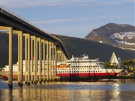 Hurtigruten departing Tromso. Photo bard Loken www.nordnorge.com