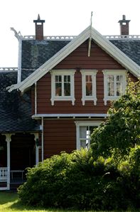 Wooden villa in Balestrand. Photo CH/Innovation Norway