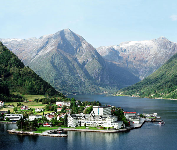 Balestrand village. Photo Kvikne's hotel