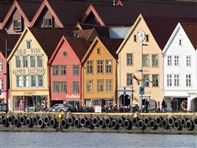 Bergen UNESCO Bryggen wharf. Photo credit Rita de Lange/Fjord Travel Norway