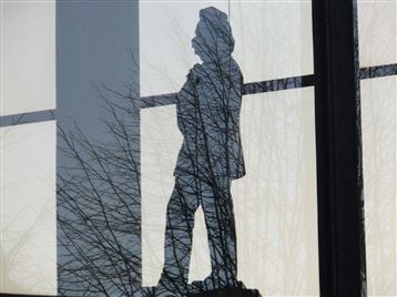 Statue of Edvard Grieg in the Grieg Hall. Photo Rita de Lange/Fjord Travel Norway