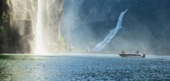 Geirangerfjord waterfalls. Photo Fred Jonny Hammero/More Romsdal Fylke