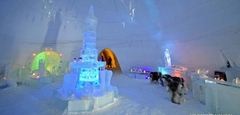 Snow hotel interior. Photo: Kirkenes Snow hotel