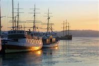 Sunset in Oslo harbour. Photo Gunnar Strom/VisitOslo